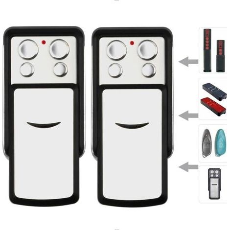 Pair Télécommande De Garage Sdre-4031 868mhz Compatible Pour Télécommande Sommer 868mhz 4020 4026 Tx03-868-4 4021 4025 4011 4031 4035 Porte De Garage Rolling Code 868mhz (smile-2pack)