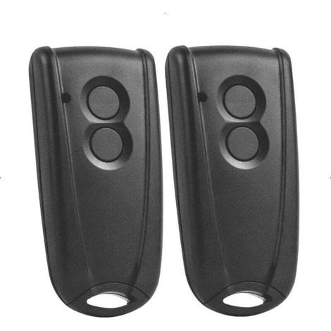Pair Telecomande De Garage Ecos-rsc2 433mhz Télécommande Portail Replacer Pour Ecostar Rsc2, Rse2 Rsz1 Compatible Pour Modèles À Code Tournant 433mhz Ecostar Rsc2, Rse2 Rsz1-2pack