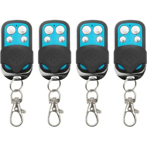 Pair Télécommande 433mhz Portail,telecommande De Porte De Garage Duplicateur Sans Fil Clonage 433,92 Mhz