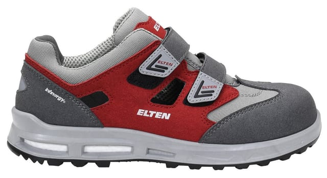 Sicherheitssandale TRAVIS XXT grey-red Easy ESD S1, Gr. 36