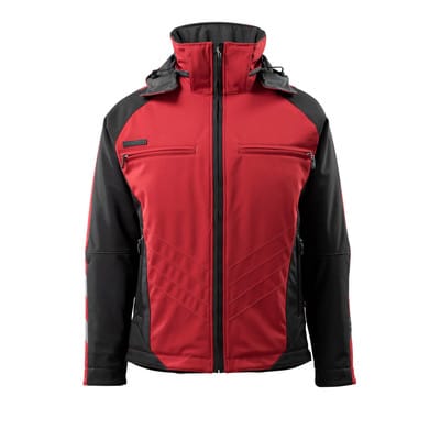 Winterjacke Darmstadt rot/schwarz, Größe L