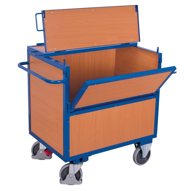 Holzkastenwagen mit Deckel 500kg 1170 x 770mm