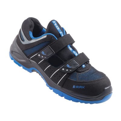 Sicherheitssandale Harry Industrial 7228, S1 SRC ESD, schwarz/blau, W13, Gr. 47