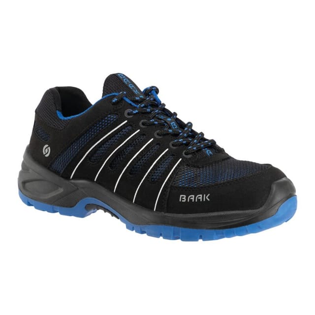 Sicherheitshalbschuh Herby Industrial 7008, S1 SRC ESD, schwarz/blau, W13, Gr 45