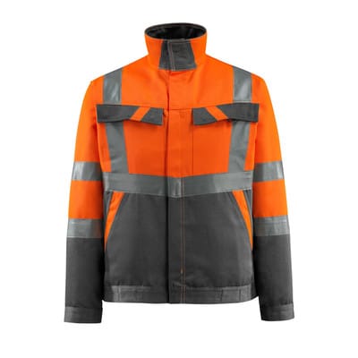 Warnschutzjacke Forster 15909-948, warnorange/dunkelanthrazit, Größe XL