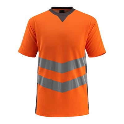Warnschutz-T-Shirt Sandwell 50127-933, warnorange/dunkelanthrazit, Größe XL