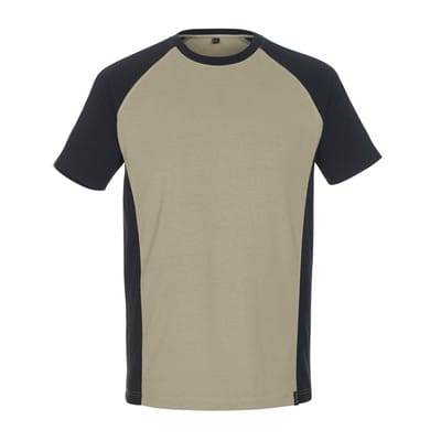 T-Shirt Potsdam 50567-959, hellkhaki/schwarz, Größe L
