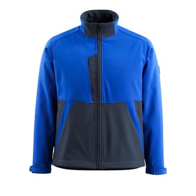 Softshelljacke Finley 15702-253, kornblau/schwarzblau, Größe 2XL