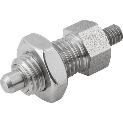 ARRETIERBOLZEN OHNE RASTNUT GR.5 D1=M24X2, FORM:F, EDELSTAHL UNGEHÄRTET