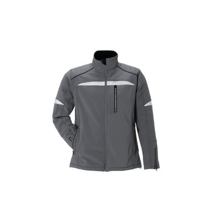 Softshelljacke DuraWork Größe L,grau/schwarz