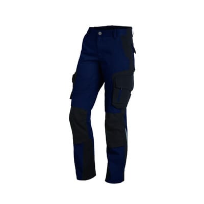 Berufshose ALMA, marineblau/schwarz, Größe 46