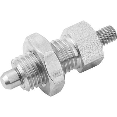 ARRETIERBOLZEN OHNE RASTNUT GR.5 D1=M24X2, FORM:F, EDELSTAHL GEHÄRTET