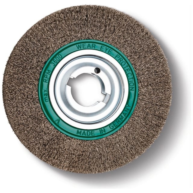 Edelstahlbürste ø250 x 60 x 34mm, Drahtstärke 0,35mm