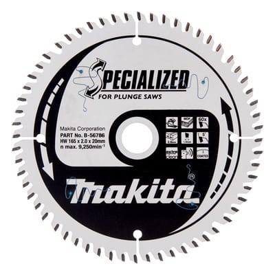Specialized Sägeblatt ø165 x 20 x 60Z B-56786