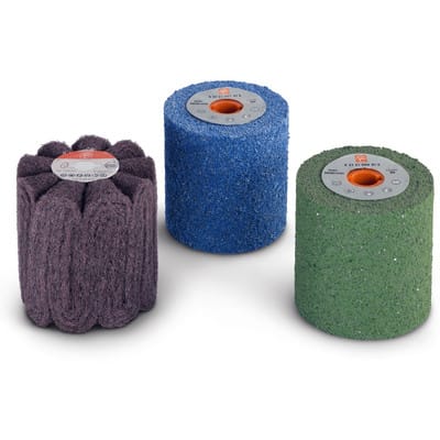 Edelstahl-Set Satinieren Fläche