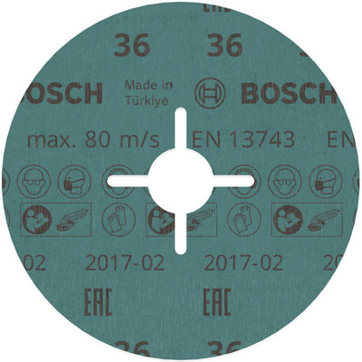 Fiberschleifscheibe R780 Best for Metal and Inox, 125 x 22,23mm, 36 (2608621610)