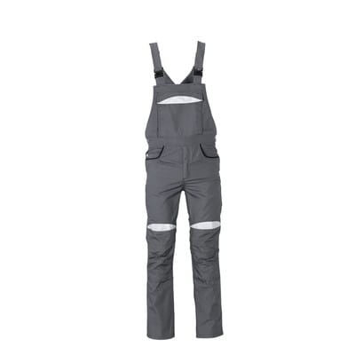 Latzhose DuraWork Größe 27 grau/schwarz
