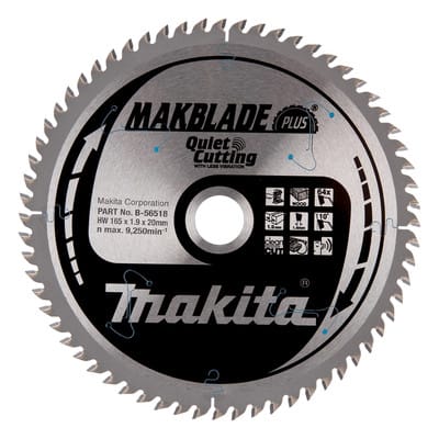 MAKBLADE+ Sägeblatt ø165 x 20 x 64Z B-56518