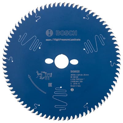Kreissägeblatt Expert for High Pressure Laminate ø250 x 30 x 2,8mm, 80 Zähne