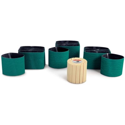 Edelstahl-Set Schleifen Fläche