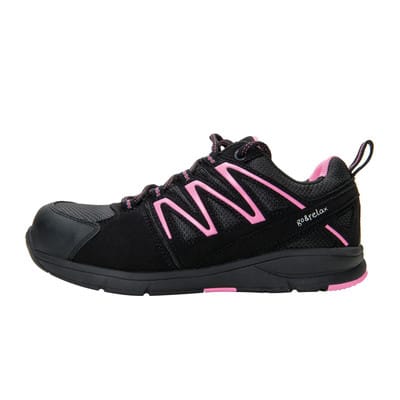 Damen-Sicherheitshalbschuh Silvy 2 34252, S1P SRC, schwarz/pink, Größe 38