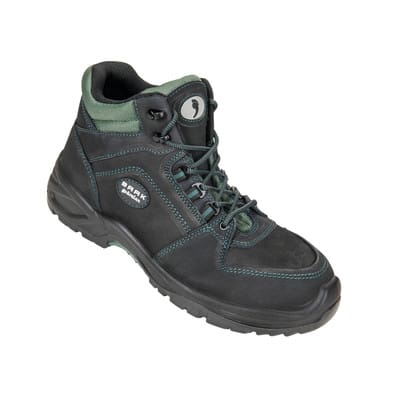 Sicherheitsstiefel Andrew2 Bau 23402, S3 SRC ESD, schwarz/grün, Größe 42