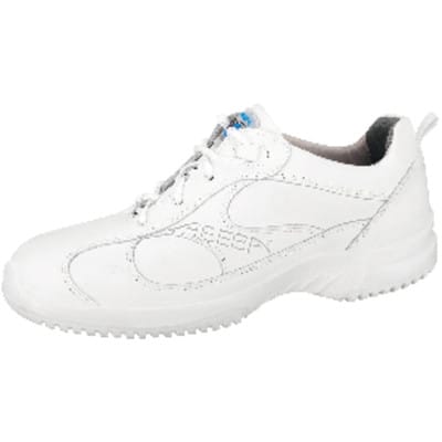Berufshalbschuh uni6 6750, O2 FO SRC, weiß, Größe 38
