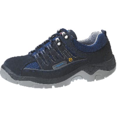 Sicherheitshalbschuh anatom 32147, S1 SRC ESD, schwarz/marine, Größe 40