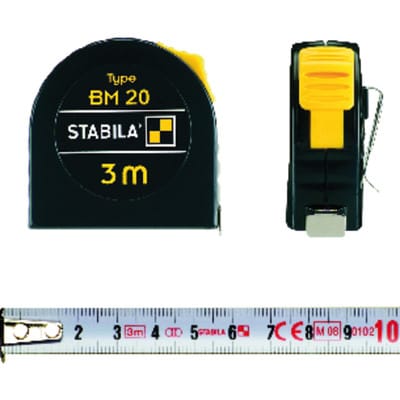 Taschenbandmaß BM 20, 3m