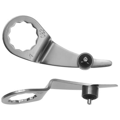 Schneidmesser geschwungene Form, Schneidenlänge 39mm, Gesamtlänge 85mm