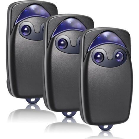 Ecleanfy-telecommande Portail Pour Flo2r-s, 3pcs 433,92 Mhz Telecommande Porte De Garage Compatible Avec Flo2r-s, 2 Canaux