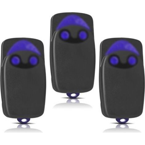 Ecleanfy-3 Pièces Remplacement Pour Télécommande Nice, Télécommande Portail 433,92mhz 2 Canaux, Compatible Avec Flo1r-s, Flo2r-s, Flo4r-s