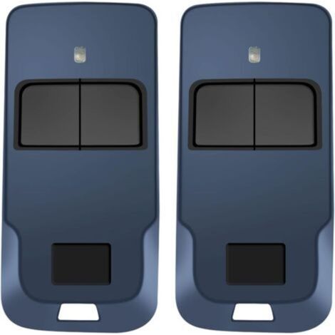 Ecleanfy-remplacement De La Télécommande Mitto 2, Télécommande Porte Garage 433.92 Mhz 2 Canaux, Télécommande Compatible Avec Mitto Cool C2, Mitto Cool C4, Mitto 4(lot De 2)