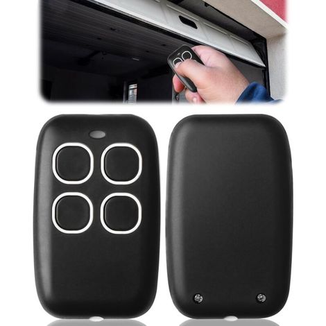 Ecleanfy-telecommande Universelle Portail De 250 À 915 Mhz Telecommande Porte Garage 4 En 1 Rolling Code Universelle Multifréquence Bip Portail Avec Batterie Compatible Avec Came Top432na Top432ee Top