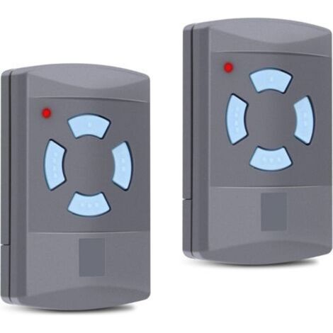 Ecleanfy-lot De 2 Télécommande Portail, Telecommande Porte De Garage Pour Hörmann Hsm4-868, Télécommande De Porte De Garage 868,30 Mhz 4 Canaux Pour Hörmann Hsm 2/4，hsm4-868 Hse2-868 Hs4-868