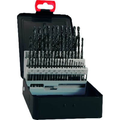 Spiralbohrer-Set DIN 338 HSS rollgewalzt Typ N 6-10mm