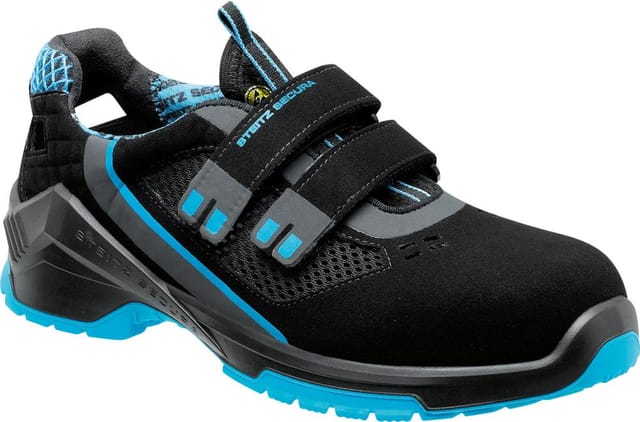 Sicherheitssandale VD PRO 1000 SF, S1P SRC, schwarz/blau ESD, NB, Größe 46