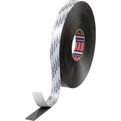Acrylatschaum-Klebeband ACXplus 1200µm, schwarz, 12mm x 25m