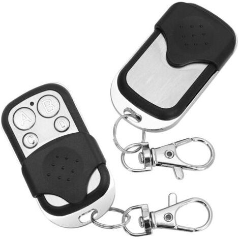 Télécommande De Portail Universelle, Lot De 2 Télécommandes Universelles Sans Fil Pour Clé De Voiture, Télécommande Universelle Pour Porte De Garage, Portail, 433 Mhz, Clonage De Clé À