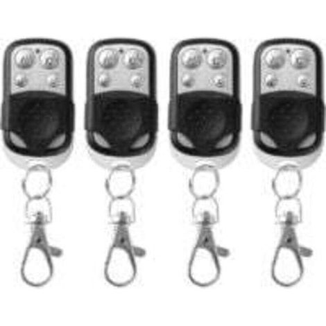 Ymyny 4 Pièces Telecommande Universelle Portail, Telecommande Garage Universelle Sans Fil, Telecommande Portail Compatible 433.92 Mhz, Telecommande Universelle Porte Garage