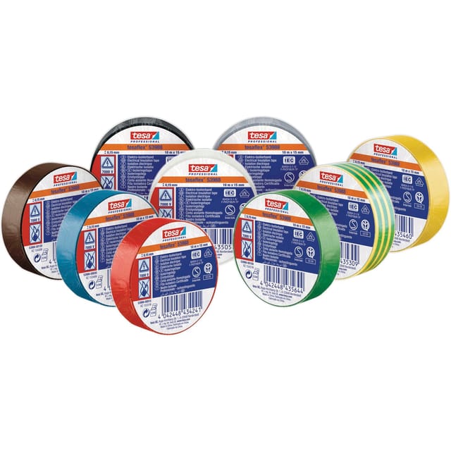 PVC-Elektroisolierband 20m x 19mm, braun