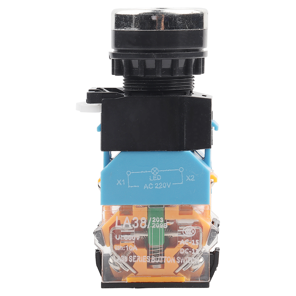 Led-knopfschalter, La38 11d, Fester, Robuster Professioneller Schalter Für Elektromagnetische Starter Mit Schütz