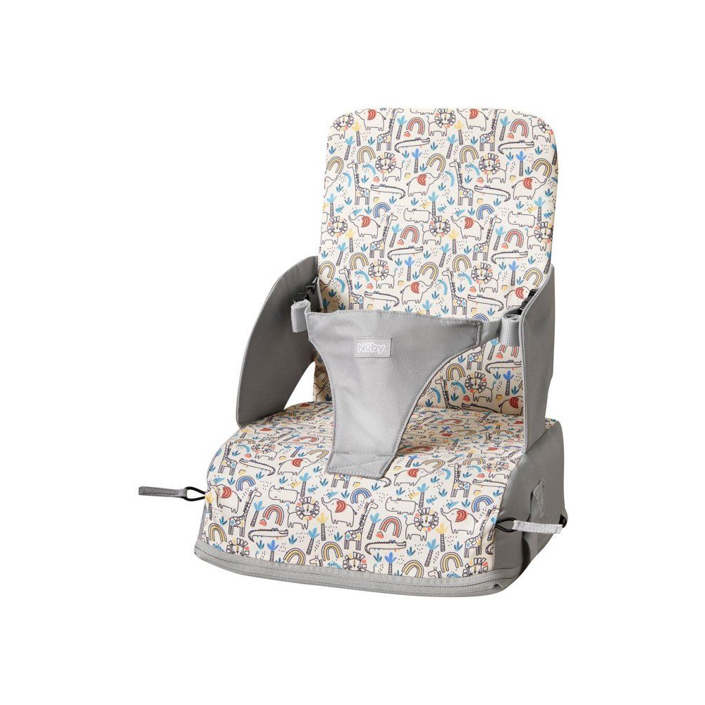 Booster Seat - Nuby - Safari - 3-point Harness - From 6 Months - Beige