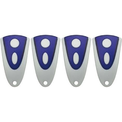 Lot De 4 Émetteur Porte De Garage 433,92mhz Compatible Avec Novoferm Novotron 502 Max43-2 Novotron 512 Mix43-2 Pour Novotron 522 Novoferm Mnhs433-2