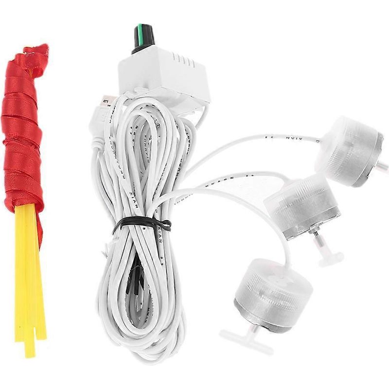 Fliegenabweisender Deckenventilator Mit Ein-/ausschalter, 327 Cm Langem Usb-stromkabel, Dreiköpfiges Modell.