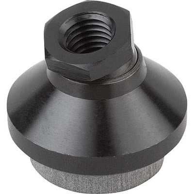 GELENKTELLER SCHWINGUNGSDÄMPFEND D1=M20, D=60, H=50, STAHL