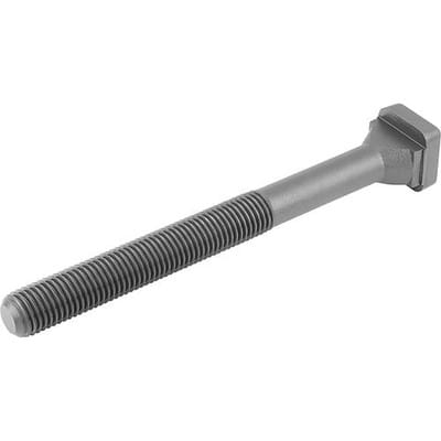 SCHRAUBE FÜR T-NUT DIN787 D1=M24X150, L=250, VERGÜTUNGSSTAHL SCHWARZ