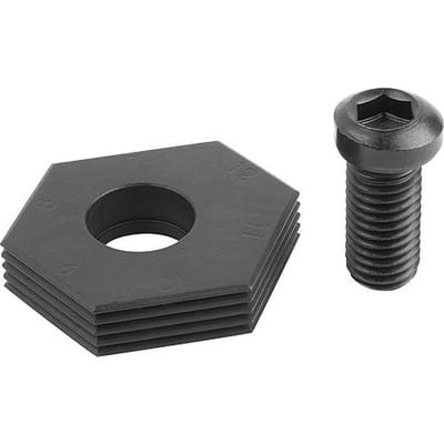 KLEMME SECHSKANT D=M12, FORM:B EINSATZSTAHL, VARIABEL