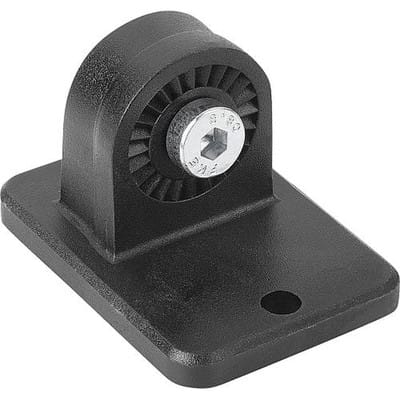 ROHRVERBINDER MIT FUß H=35 G=50 THERMOPLAST, KOMP:STAHL