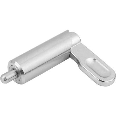 SPERRRIEGEL GLATTE AUSFÜHRUNG, D=12, 20, FORM:E GRIFF UNBESCH. HÜLSE GLATT, EDELSTAHL